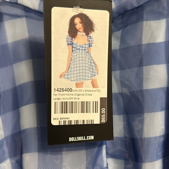 FAR FROM HOME ORGANZA DRESS
DOLLS KILL X WIZARD OF OZ NWT Size L - Picture 4 of 10